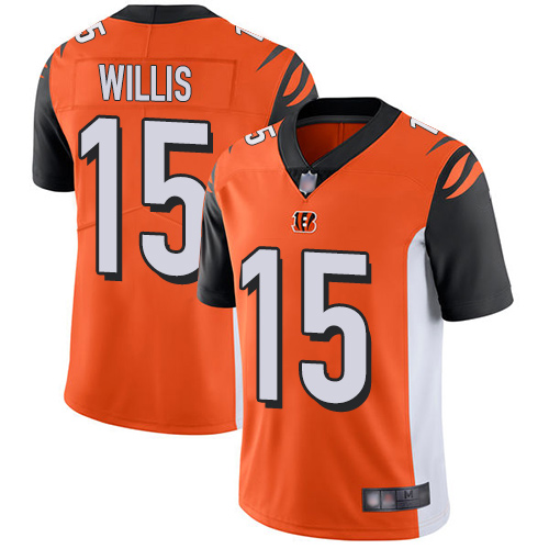 Cincinnati Bengals Limited Orange Men Damion Willis Alternate Jersey NFL Footballl #15 Vapor Untouchable